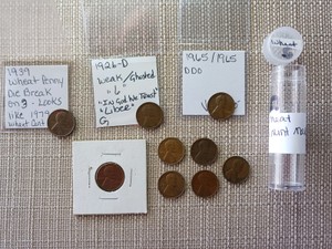 Lincoln Wheat & Memorial Cent Error & Variety Collection - 13 Pcs
