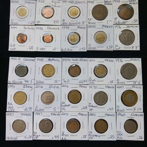 25 unique collectible coins from around the world
