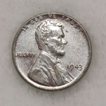 1943 Double Die Error Coin :: Obverse "1943" Ghost Reverse "PLU & O"