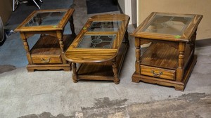 matching coffee table and end tables