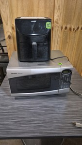 microwave and air fryer