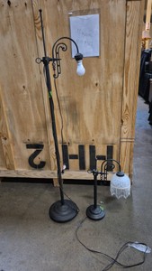 floor and table lamp