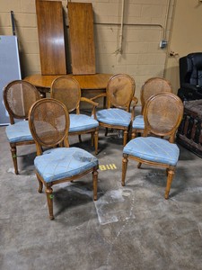 vintage table and chairs