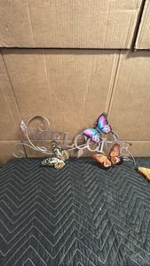 Hanging decorative butterfly art