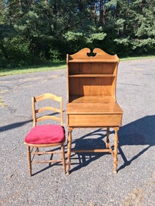 VINTAGE DESK AND CHAIR