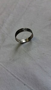 STERLING SILVER NIKE RING SIZE 6, MARKED 925
