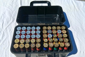 SHOTGUN SHELLS IN HARD CASE