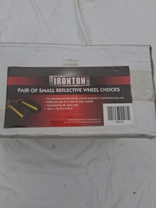 BRAND NEW IRONTON WHEEL BLOCKS WITH REFLECTORS