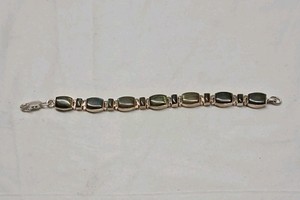 25 GRAM STERLING SILVER BRACELET, MARKED 925 AND STERLING