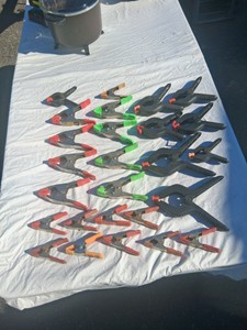 HUGE GROUP OF SHOP CLAMPS
