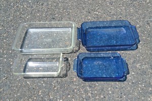 PYREX AND ANCHOR HAWKING BAKING DISHES