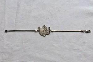 STERLING SILVER BRACELET AND PENDANT, BOTH MARKED 925