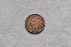 1904 INDIAN HEAD PENNY, VERY NICE COLOR