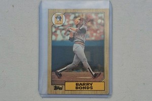 1987 BARRY BONDS ROOKIE CARD