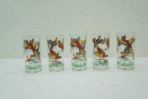 Midi Century Hazel Atlas Pheasant glasses