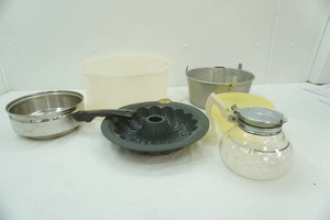 Vintage Cory Coffee Pot, Tupperware Container and Other Kitchen Items