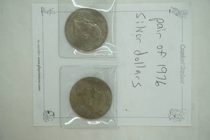 Pair of 1976 Silver Dollars