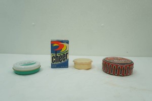 Vintage Watkins Tins, Vintage Cheer Laundry Detergent