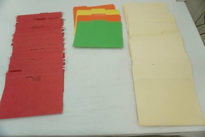 never used file folders