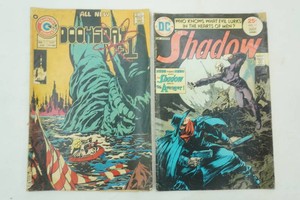 Doomsday Vol. 1 No.1 July 1975 Charlton Comics, The Shadow Vol. 3 No. 11 June-July 1975 DC Comics