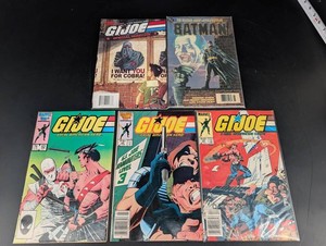G.I. Joe & Batman Comic Book Mixed Lot (5)