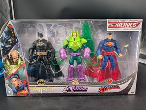 DC Comics Total Heroes Batman Lex Luthor Superman 3-Figure Set