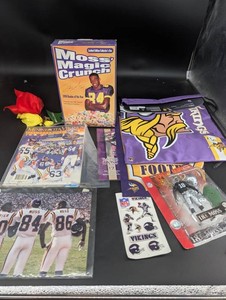 Vintage Minnesota Vikings Randy Moss Memorabilia Mixed Lot