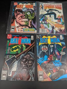 Batman, Spider-Man 4-Comic Mixed Lot