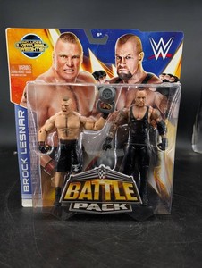 WWE Battle Pack Brock Lesnar Vs Undertaker Action Figure Set