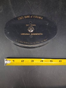 Vintage State Bank of Virginia Coin Bank SH1-0246