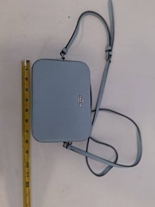 Coach Blue Pebbled Crossbody Bag