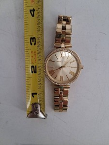 Michael Kors MK-3903 Rose Gold-Tone Crystal-Bezel Watch