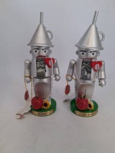 Vintage Steinbach Tin Man Nutcrackers (Lot of 2)