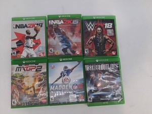 Xbox One Sports & Racing Video Game Mixed Lot - 6 Games