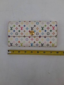 Vintage Louis Vuitton Multicolor Monogram Long Wallet (unauthenticated )