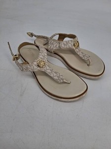 Michael Kors Monogram Thong Sandals Size 8M
