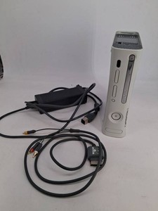 Vintage Microsoft Xbox 360 Console Bundle With Power Supply & Cables