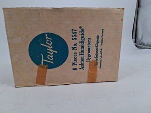 Vintage Taylor Ashston Humidiguide Hygrometers & Meyercord Decals Mixed Lot