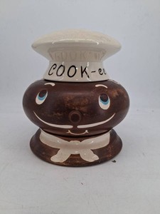 Vintage Cook-ee Character Cookie Jar California USA 781