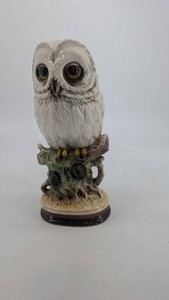Vintage Norleans Japan Owl Figurine 9 in Ceramic
