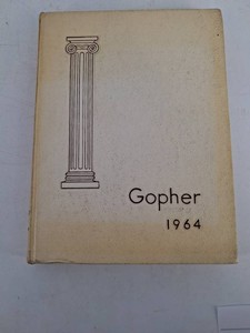 Vintage University of Minnesota Gopher 1964 Yearbook Volume 77