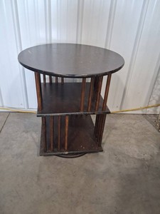 Wood Three-Tier Round Display Stand
