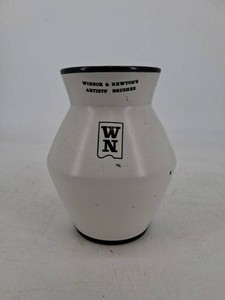 Vintage Winsor & Newton Artists Brushes Ceramic Brush Pot