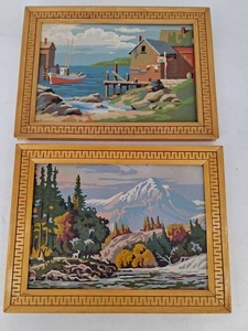 Vintage Framed Landscape Art Pair (Lot of 2)