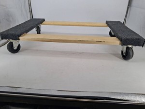 Wooden Furniture Dolly With Carpeted Pads