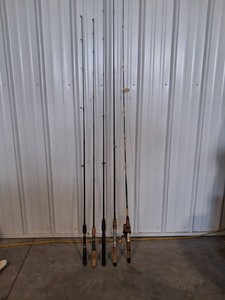 Fishing Rods & Reels Mixed Lot - Abu Garcia, Eagle Claw & Shakespeare (Lot of 5)