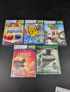 Xbox 360 Kinect & Xbox One Video Game Mixed Lot - 5 Games