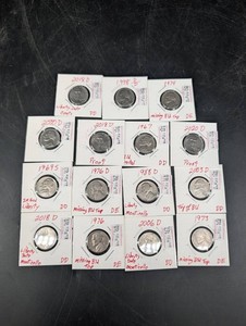 U.S. Jefferson Nickel Collection - 15 Coins