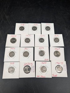 Mixed-Date Jefferson Nickel Collection (Lot of 15)