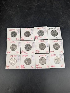 U.S. Washington Quarter Date & Mint Mark Collection (Lot of 12)